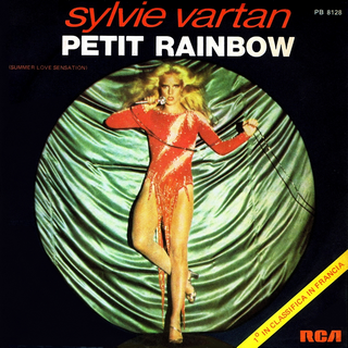 Sylvie Vartan SP Italie  "Petit rainbow"    PB 8128 Ⓟ 1977