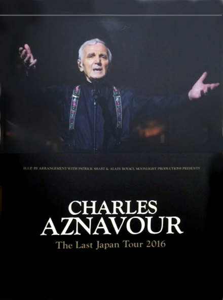 Charles Aznavour programme Japon 2016