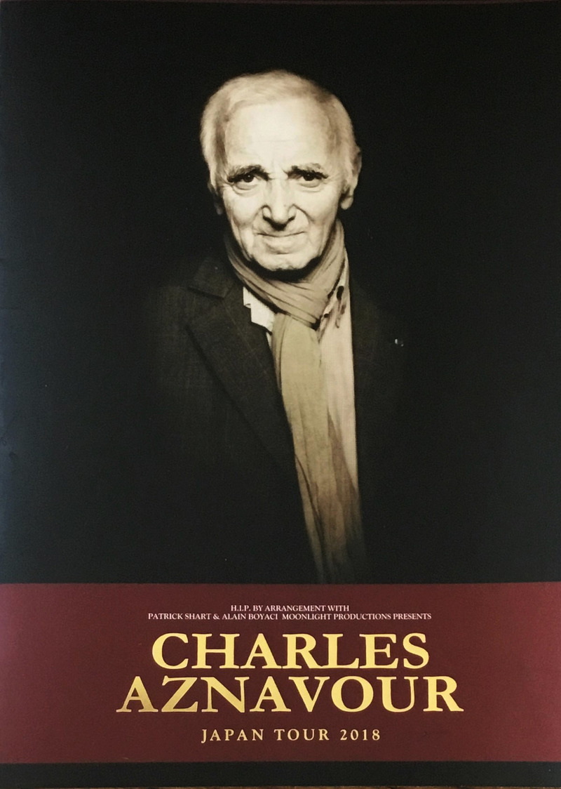 Charles Aznavour programme Japon 2018