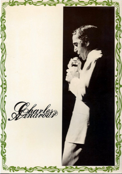 Charles Aznavour programme tournée Japon 1972
