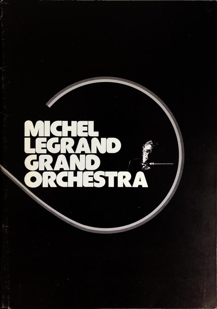 Michel Legrand 1975 programme de tournée au Japon