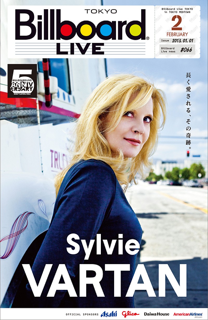 Sylvie Vartan en couverture de Tokyo Billboard Live ,2013