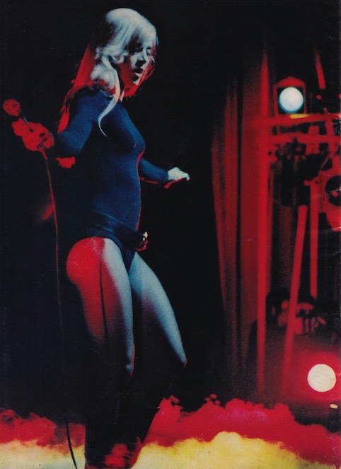 Sylvie Vartan programme tournée japonaise 1971