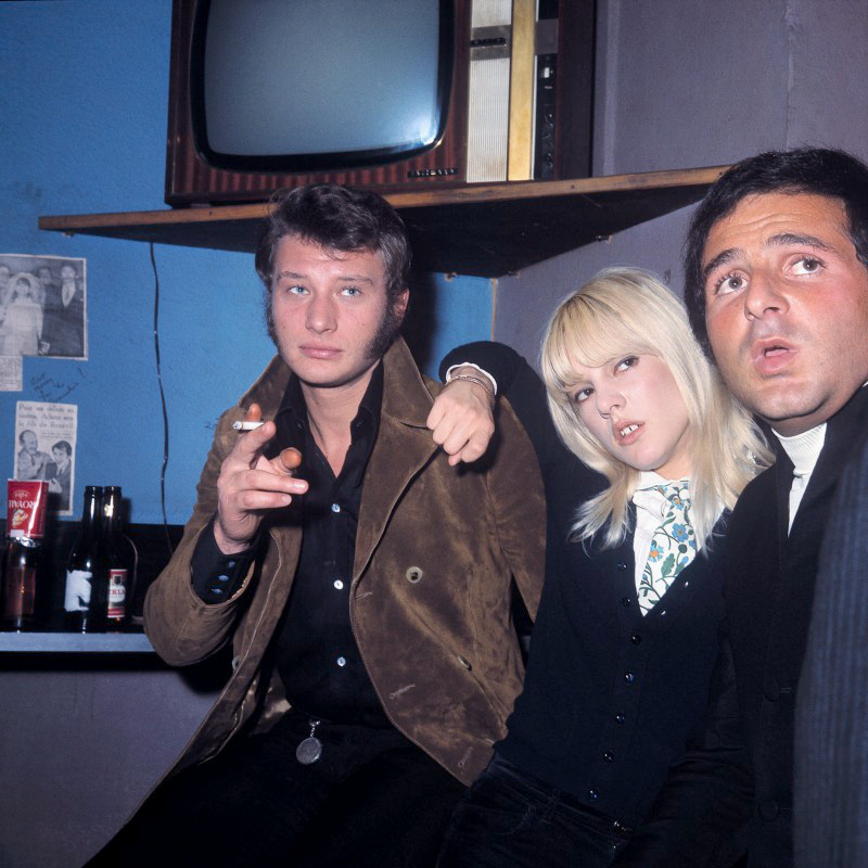 Johnny Hallyday, Sylvie Vartan et Richard Anthony au Musicorama des Rolling Stones en 1967