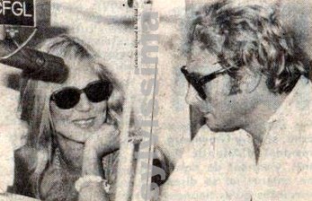  Johnny Hallyday et  Sylvie Vartan Interview radio  CJMS Montréal 1975