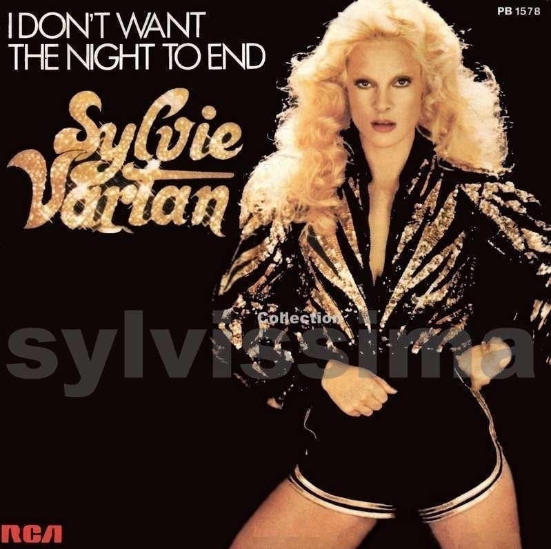 Maxi 45 tours  Sylvie Vartan  I don't want the night to end - PB 1578 - Ⓟ 1979