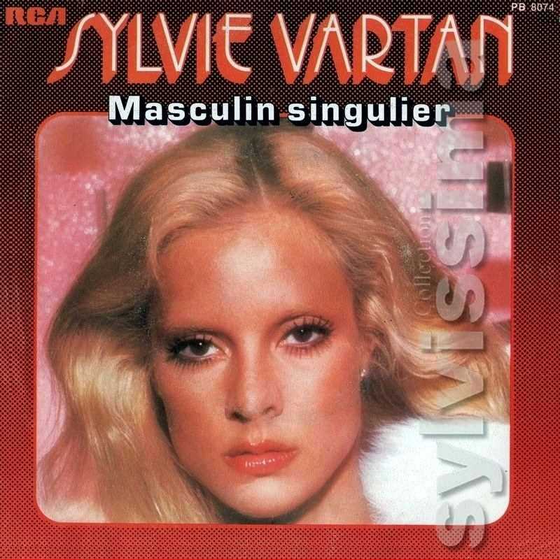 SP Sylvie Vartan  Masculin singulier - PB 87 074 - Ⓟ 1976