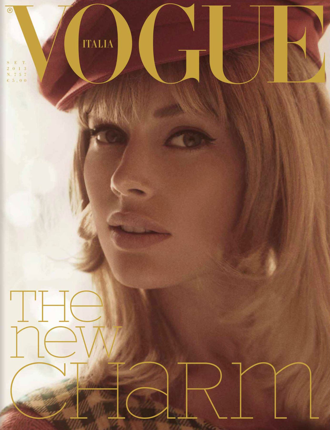 Couverture de "Vogue Italia" Septembre 2013