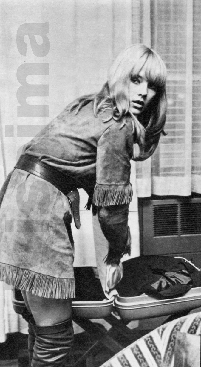 Sylvie Vartan 1968 robe apache Collection Sylvie Vartan Créations