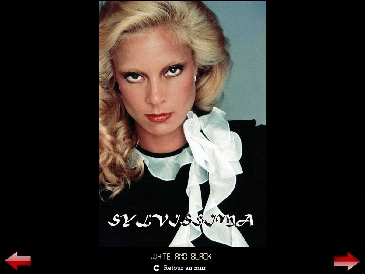 Sylvie Vartan Galerie Fan Art Sylvissima, en blanc et noir 1981