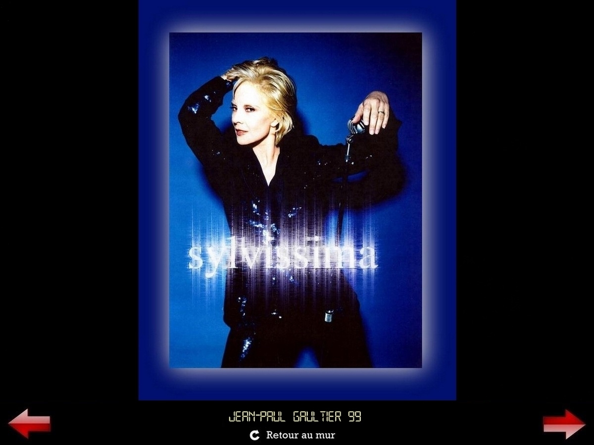 Sylvie Vartan Galerie Fan Art Sylvissima, Costume Jean-Paul Gaultier