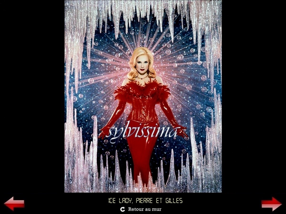 Sylvie Vartan Galerie Fan Art Sylvissima, Ice Lady par Pierre et Gilles