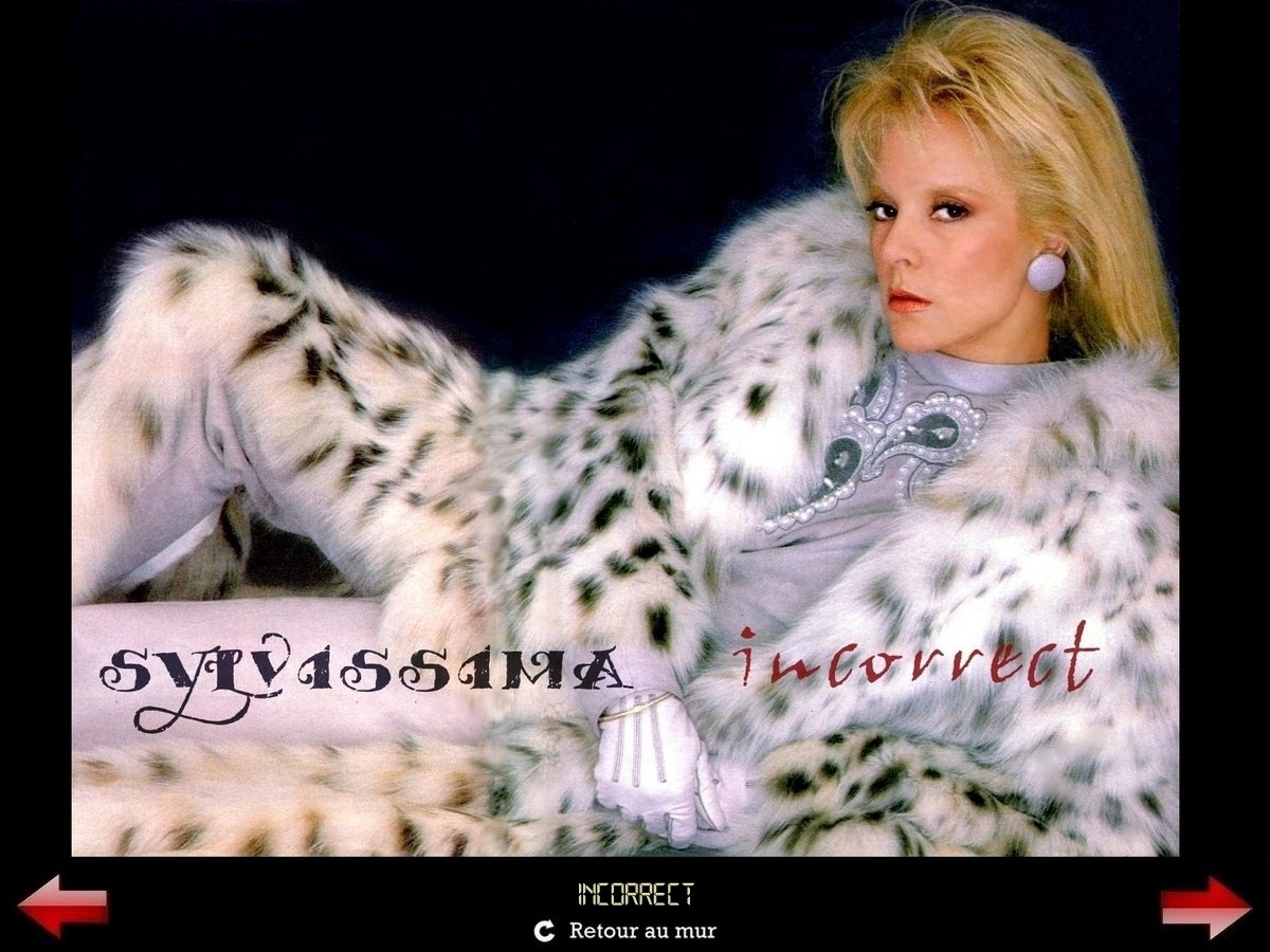 Sylvie Vartan Galerie Fan Art Sylvissima, Incorrect