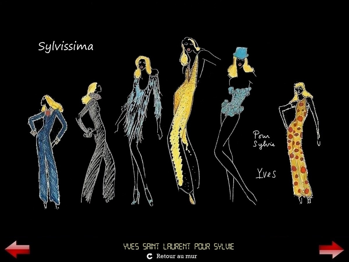 Sylvie Vartan Galerie Fan Art Sylvissima, Yves Saint Laurent Pour Sylvie Vartan