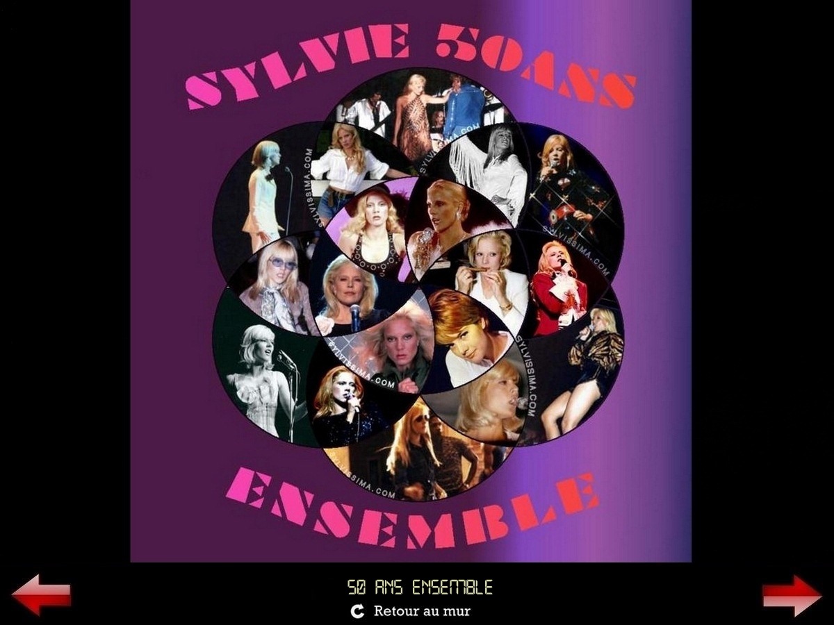 Sylvie Vartan Galerie Fan Art Sylvissima, 50 ans ensemble