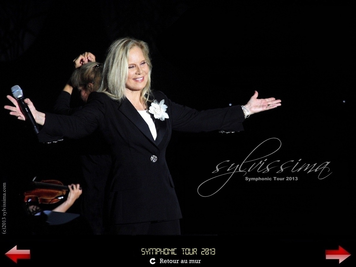 Sylvie Vartan Galerie Fan Art Sylvissima, Nice, Symphonic tour