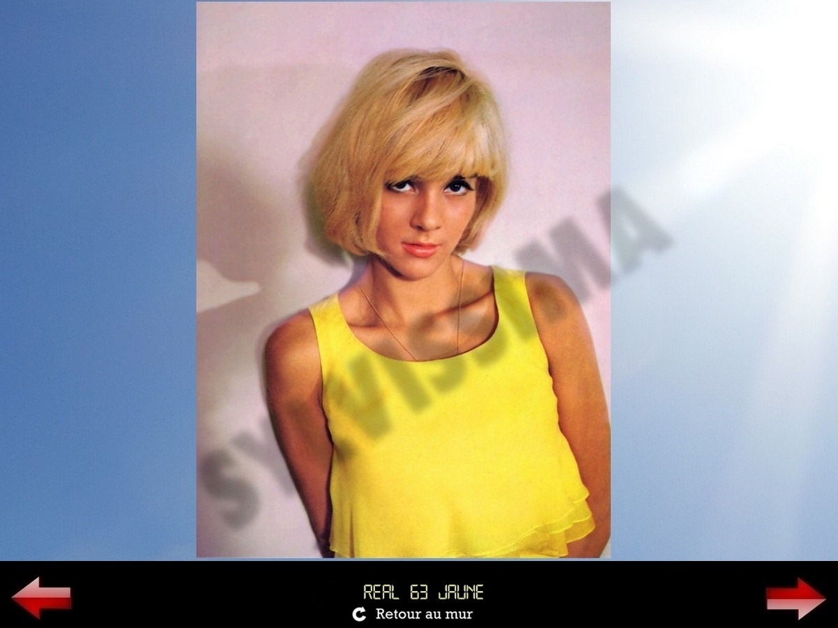 Sylvie Vartan Galerie Fan Art Sylvissima, Robe Real 1963 mousseline jaune