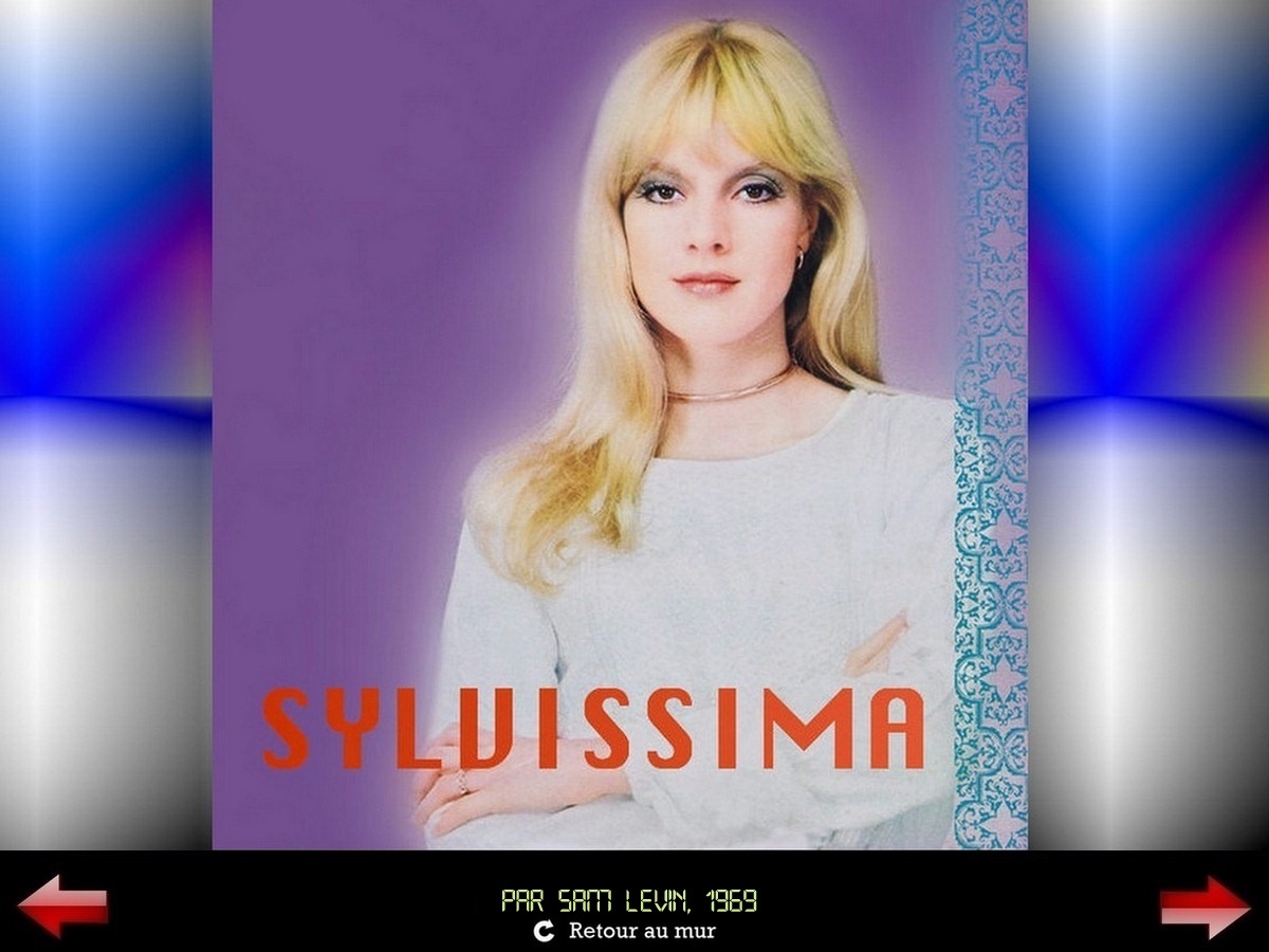 Sylvie Vartan Galerie Fan Art Sylvissima, Portrait par Sam Lévin 1969