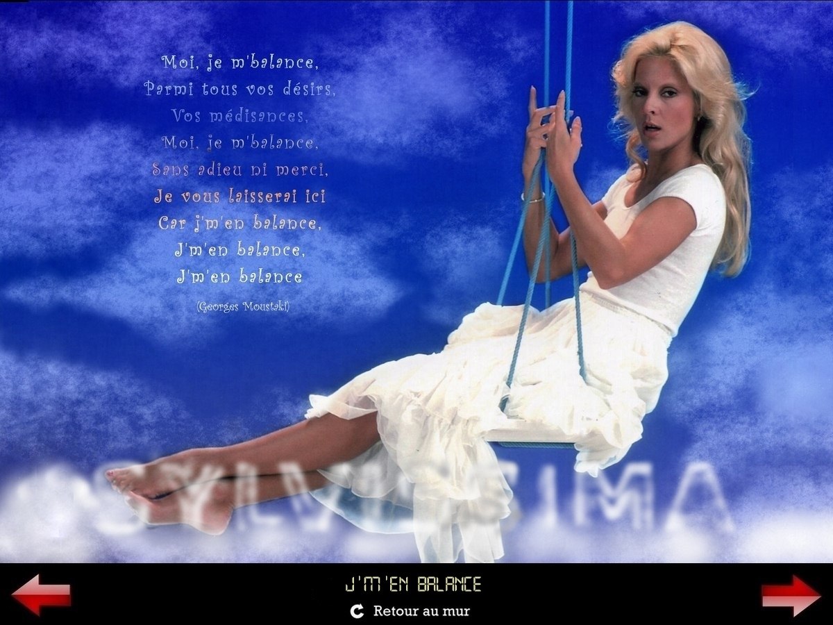 Sylvie Vartan Galerie Fan Art Sylvissima, J'm'en balance