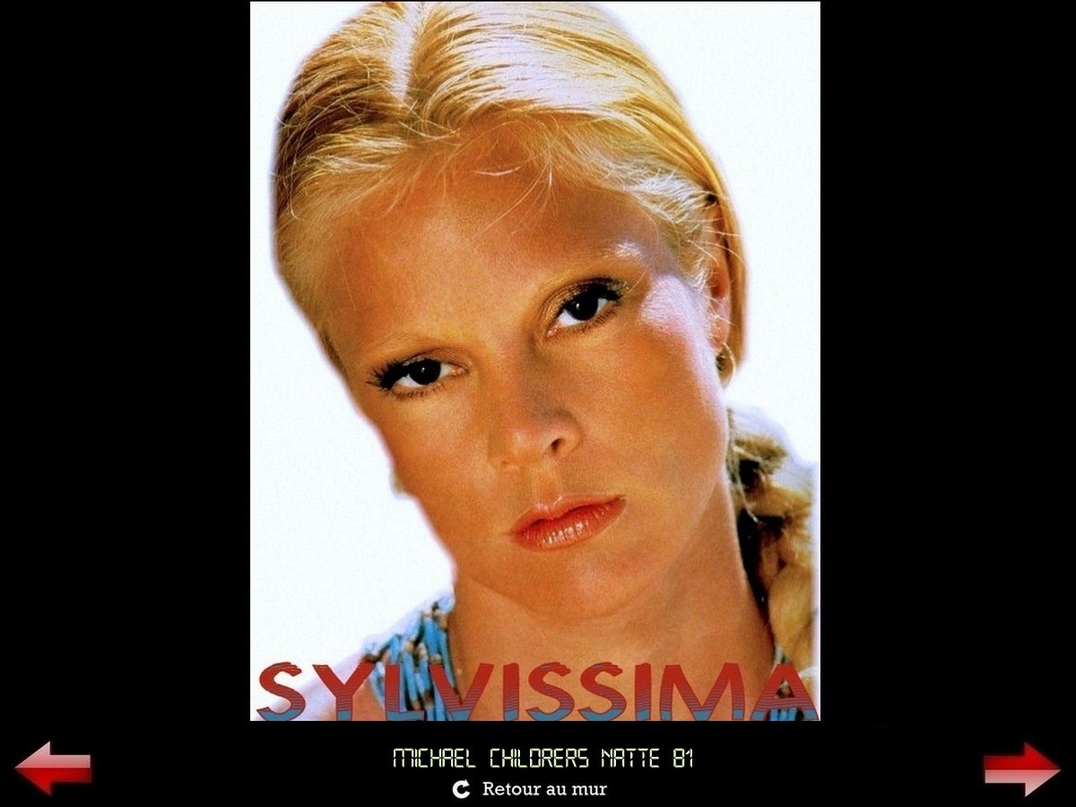 Sylvie Vartan Galerie Fan Art Sylvissima, Natte 1982, Michael Childrers