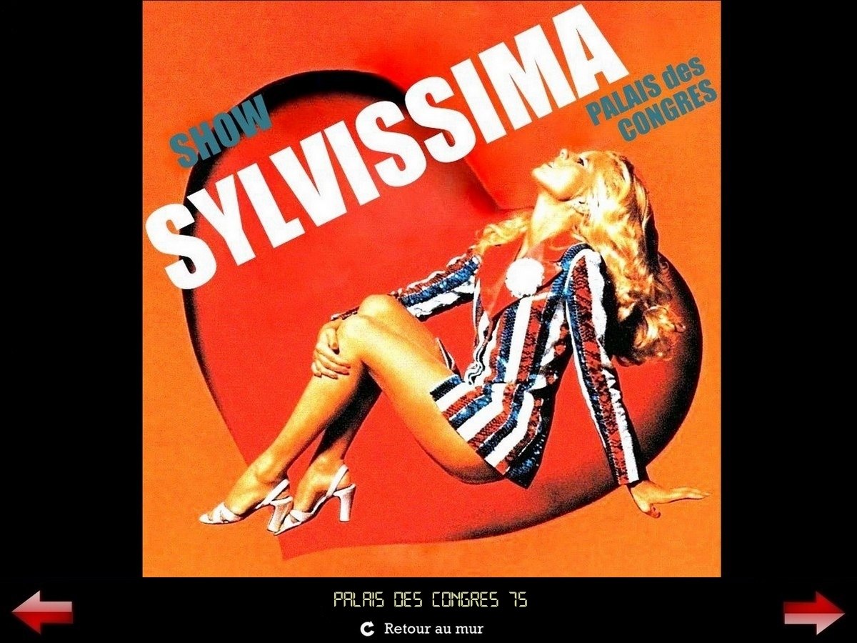 Sylvie Vartan Galerie Fan Art Sylvissima, Palais des Congrès 1975