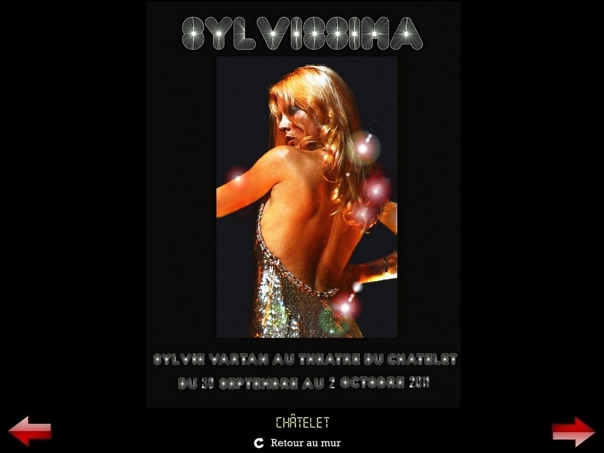 Sylvie Vartan Galerie Fan Art Sylvissima, Châtelet