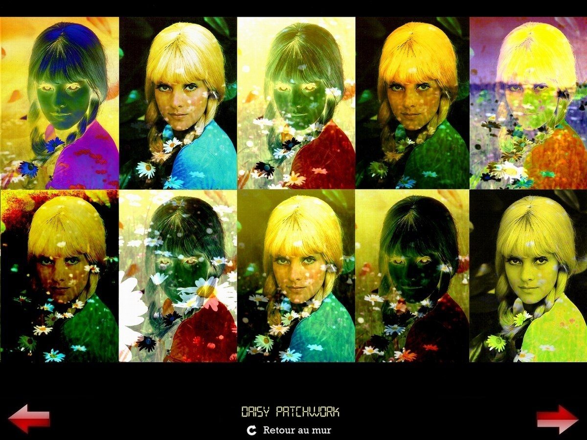 Sylvie Vartan Galerie Fan Art Sylvissima, Daisy patchwork