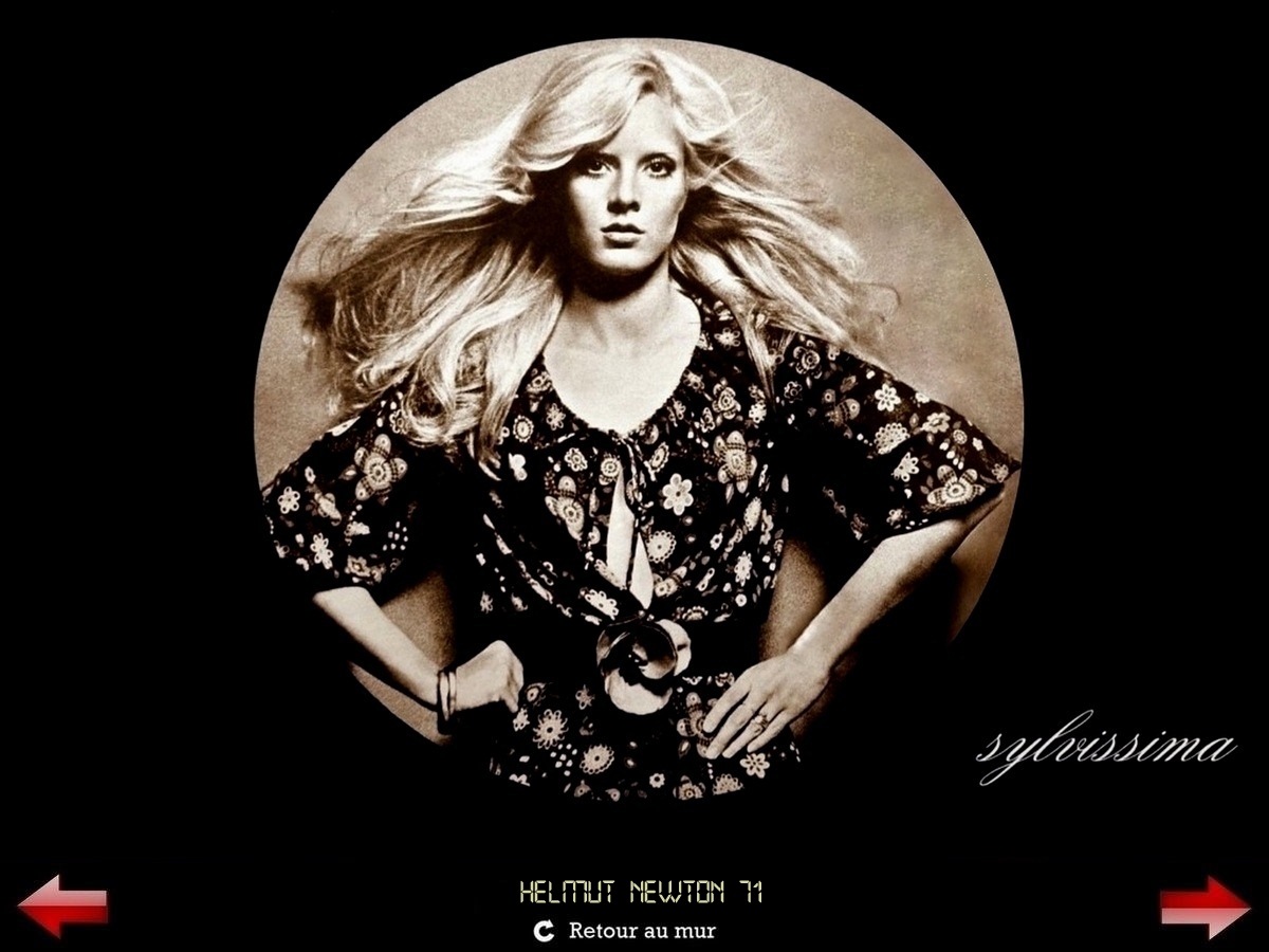 Sylvie Vartan Galerie Fan Art Sylvissima, Helmut Newton 1971