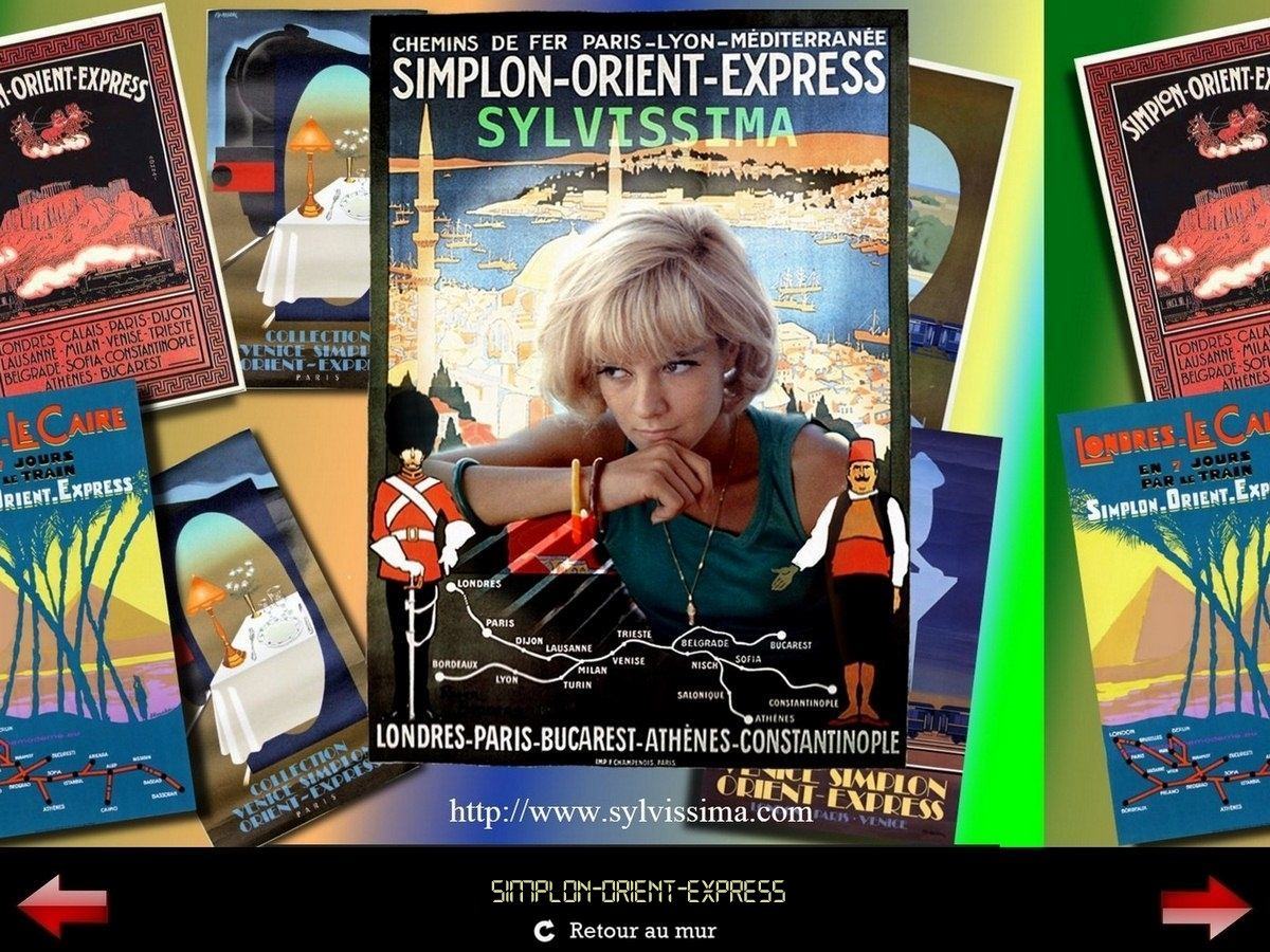 Sylvie Vartan Galerie Fan Art Sylvissima, Simplon Orient-Express