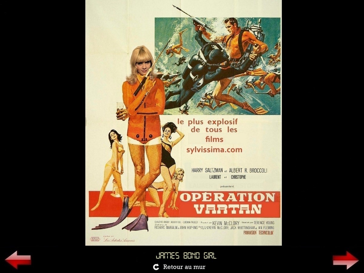 Sylvie Vartan Galerie Fan Art Sylvissima, James Bond Girl