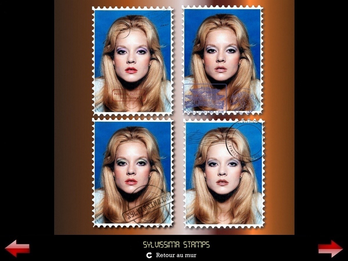 Sylvie Vartan Galerie Fan Art Sylvissima", Timbres Sylvie Vartan