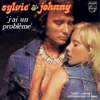 Sylvie Vartan et Johnny Hallyday  SP Turquie "J'ai un problème"  Philips 6009 384 Ⓟ 1973
