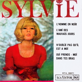 Sylvie Vartan EP Turquie "L'homme en noir"  RCA EPA 86071 Ⓟ 1965