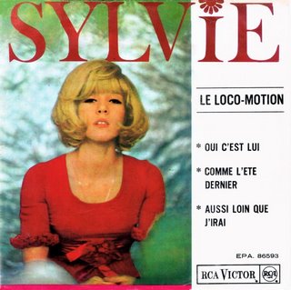 Sylvie Vartan EP Turquie "Le locomotion" RCA  EPA 86593 Ⓟ 1965