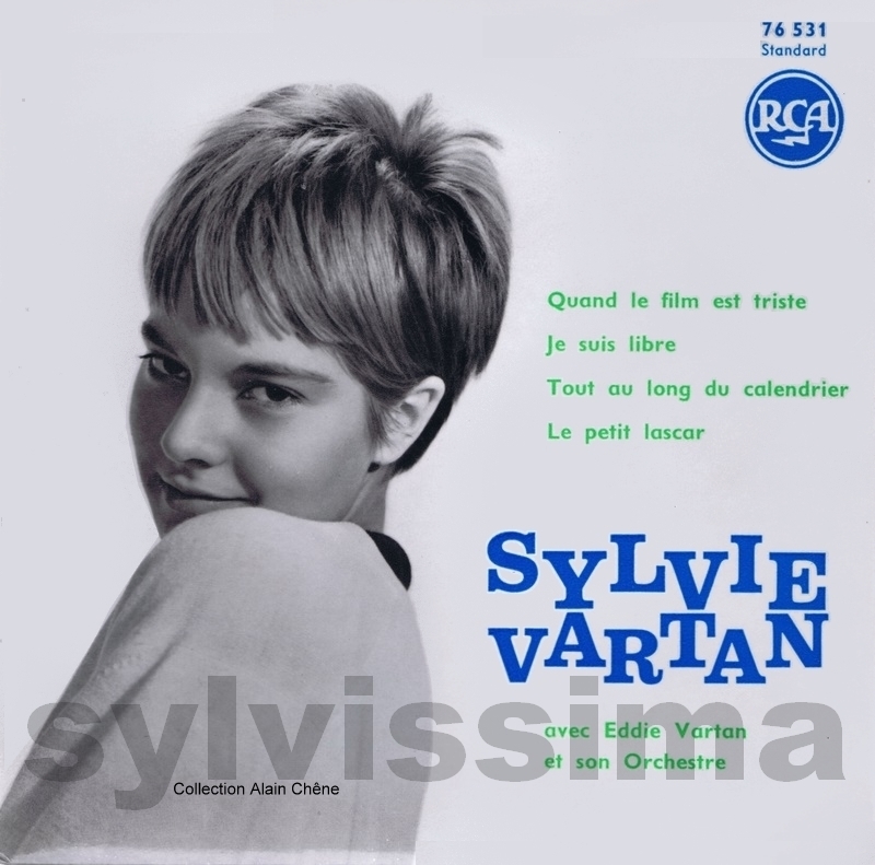 Sylvie Vartan EP "Quand le film est triste"   RCA 76.531 Ⓟ 1961
