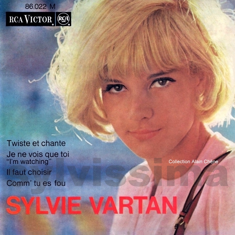Sylvie Vartan EP "Twiste et chante"  -  RCA 86 022 - Ⓟ 1963
