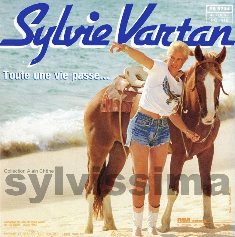 SP Sylvie VartanL'amour c'est comme une cigarette - PB 8734 - Ⓟ 1981 Ⓟ 1981 verso