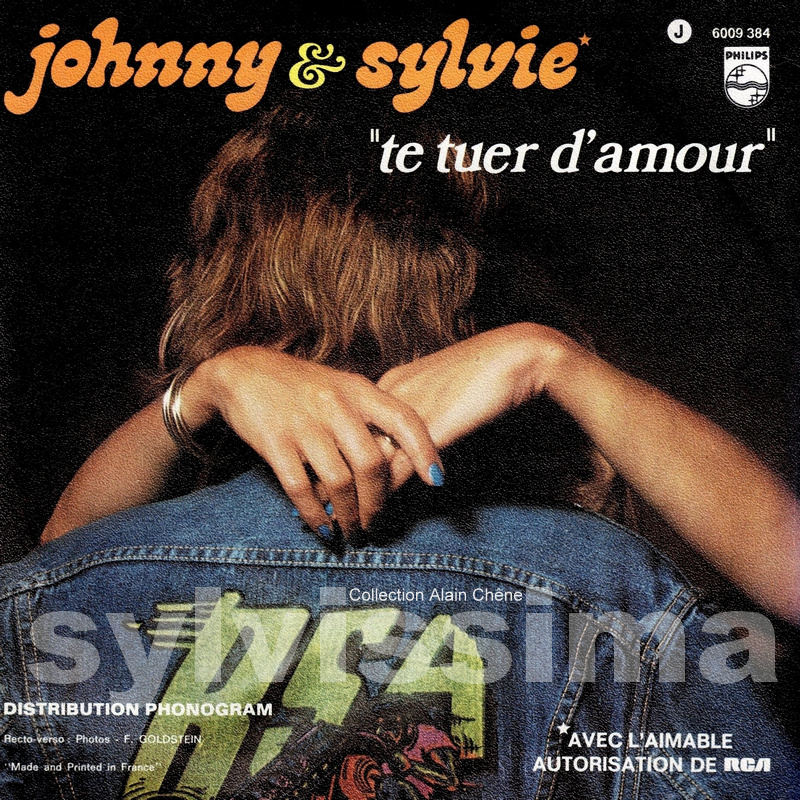 SP Sylvie Vartan et Johnny Hallyday  J'ai un problème  -  600 9384  -  Ⓟ 1973 verso