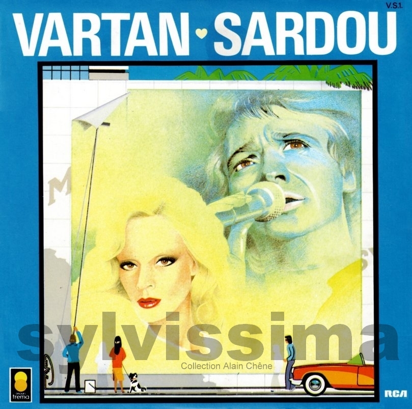 EP Sylvie Vartan Michel Sardou La première fois qu'on saimera Vartan - Sardou  -  VS1  -  Ⓟ 1983 