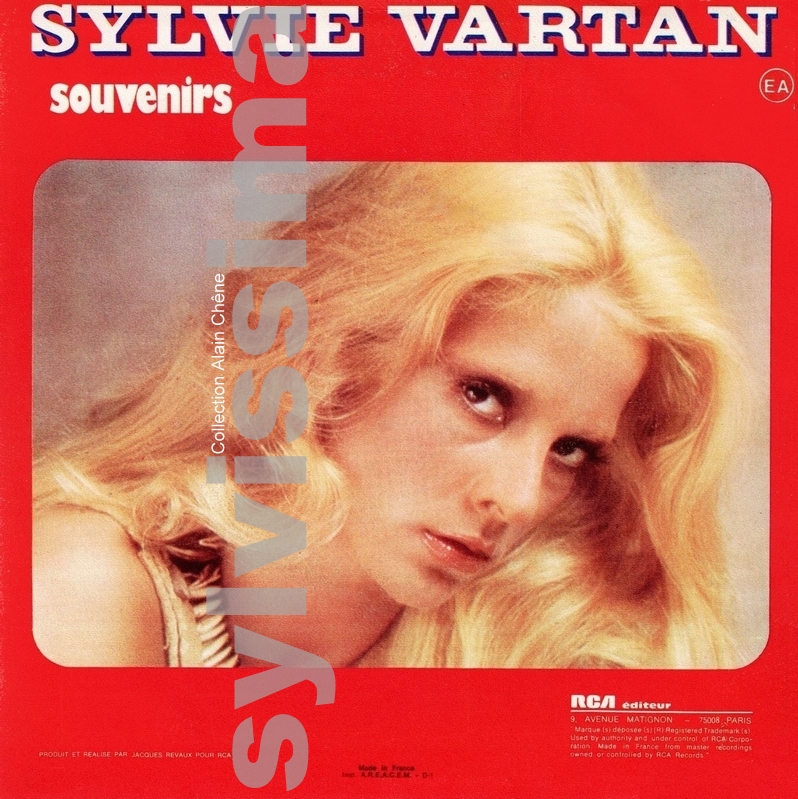 SP Sylvie Vartan Ta sorcière bien aimée - 42 155 - Ⓟ 1976  verso