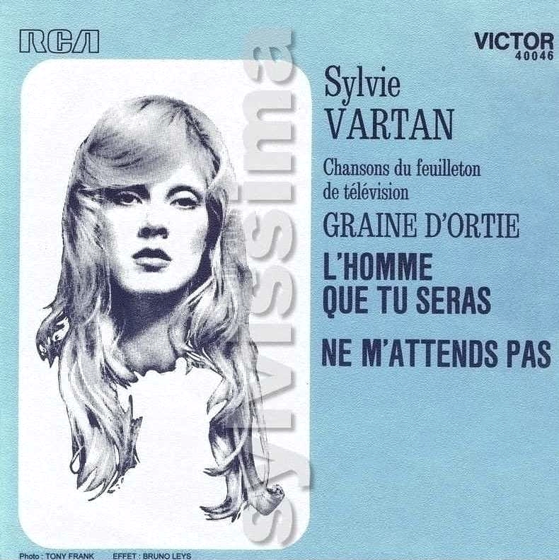 SP  Sylvie Vartan   Chansons de la bande origonale du feuilleton télévisé "Graine d'ortie" -  40.046  -  Ⓟ 1973