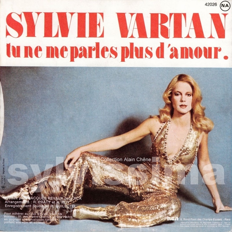 SP Sylvie Vartan La drôle de fin pochette 2 -  42 026 - Ⓟ 1975  verso