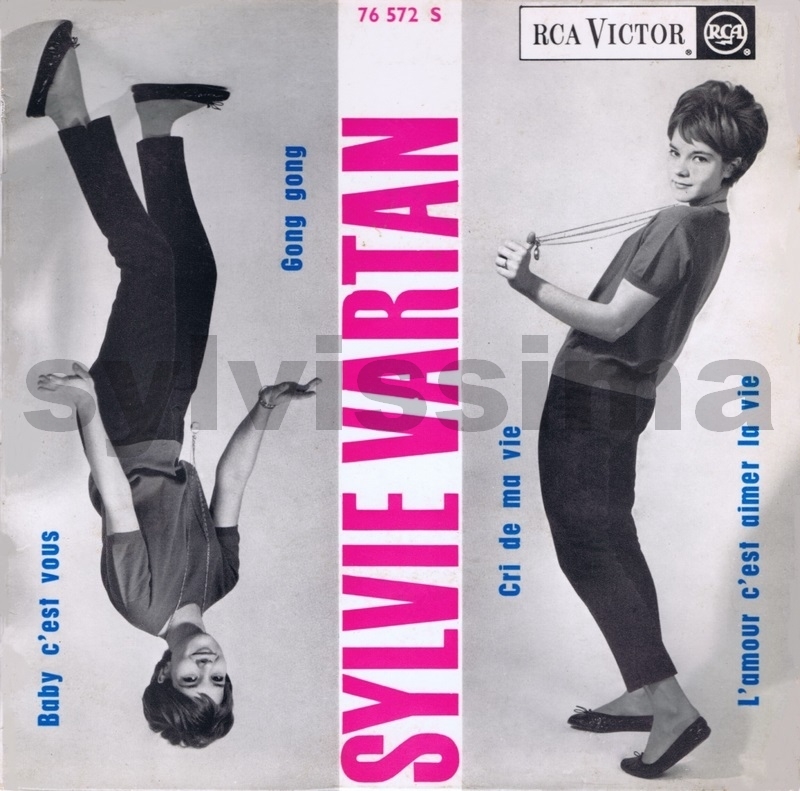 Sylvie Vartan EP   "Baby c'est vous"     76.572 Ⓟ 1962