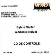 Sylvie Vartan CDS promo   "Qui tu es"   1558   Ⓟ 1992