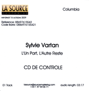 Sylvie Vartan CDS promo "Quelqu'un qui m'  ressemble" 1960   Ⓟ 1995