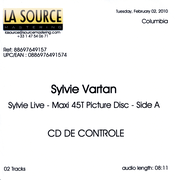 Sylvie Vartan CDS promo   "Darina"  Pochette 1  Sans référence   Ⓟ 1998