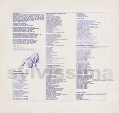 Sylvie Vartan  Album Corée Palais des Congrès 1975  JRPL 3206 volet intérieur 3