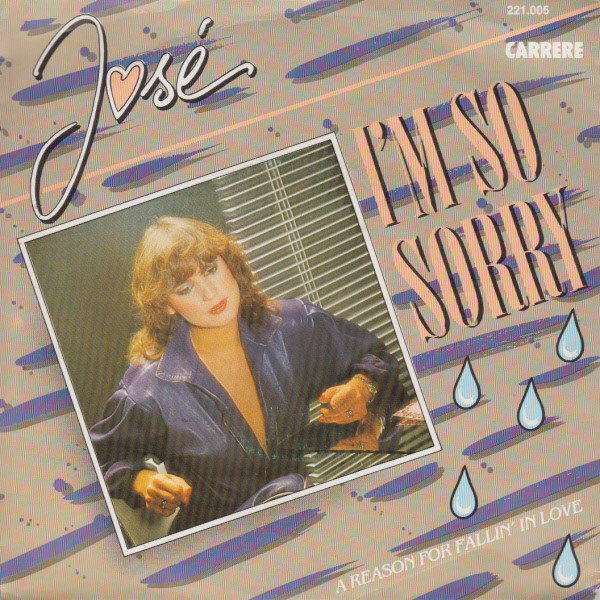45 rpm I'm so sorry  José