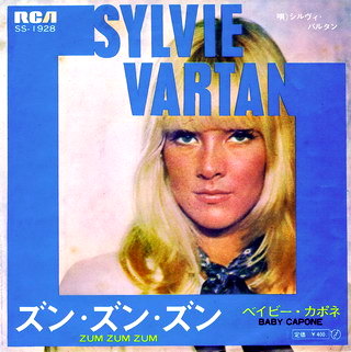 Sylvie Vartan SP Japon   "Zum zum zum"  RCA SS-1928 Ⓟ 1970