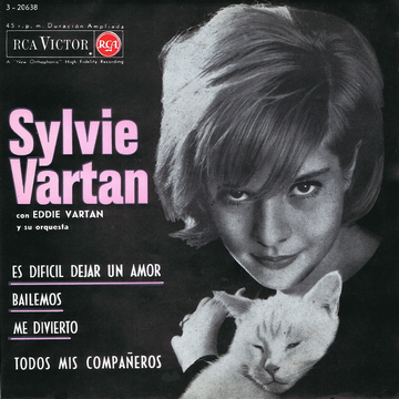 Sylvie Vartan EP Espagne "Moi je pense encore  à toi"  RCA 3 20638 Ⓟ 1963